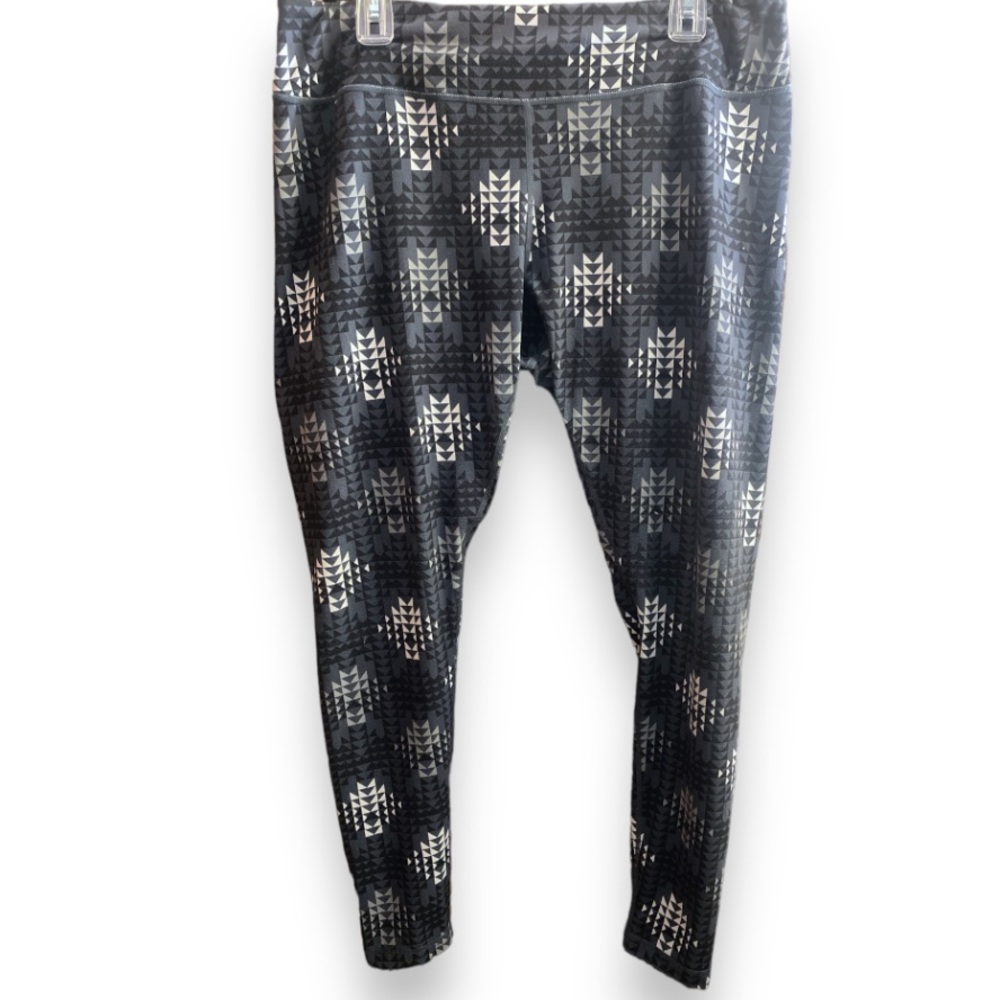 ZELLA Geometric Print High Waisted Gym Workout Leggings XLarge